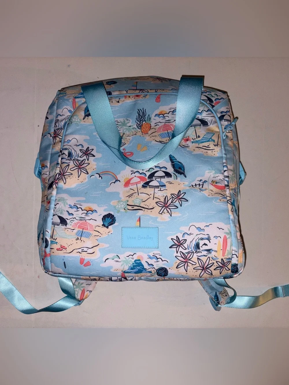 Vera Bradley insulated cooler Backpack Beach Vacatioms